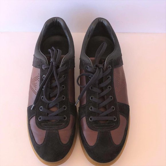 Louis Vuitton Round-Toe Low-Top Sneakers Size 7.5 - Picture 3 of 12